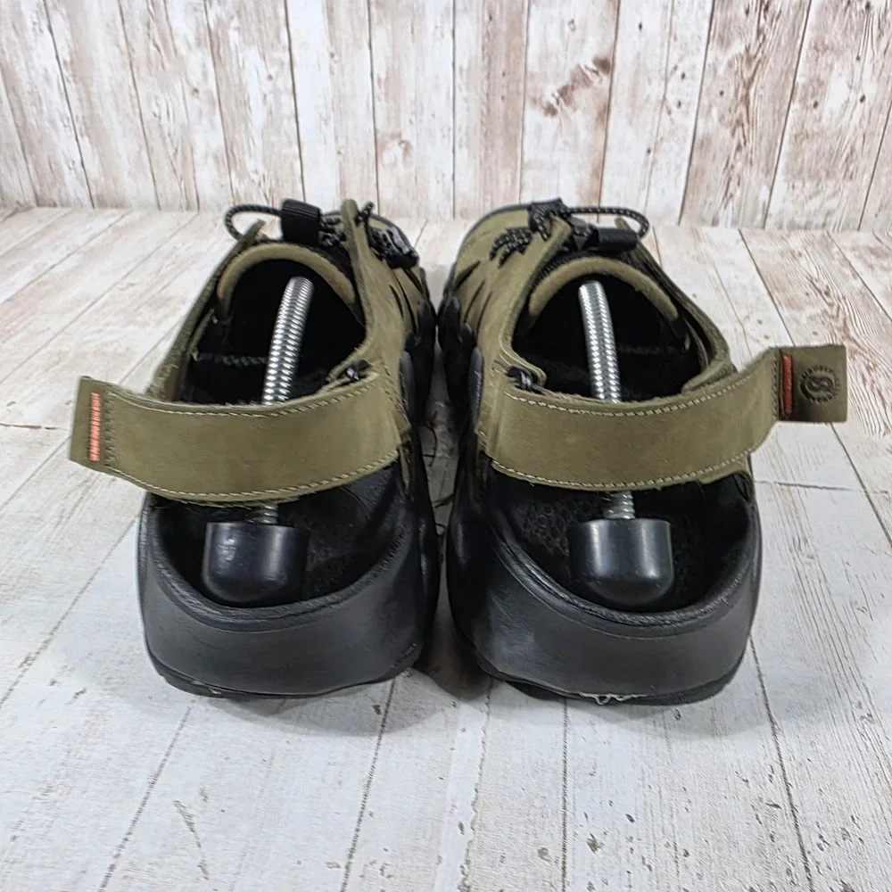 Keen Clearwater CNX Mens 13 Olive Green Waterproof Hiking Sandals 1030722